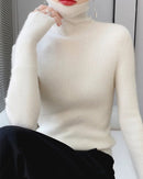 Cashmere Turtleneck Slim-Fit Pullover Sweater