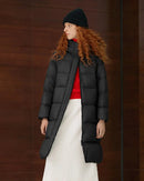 Women's Long Hooded Down Jacket