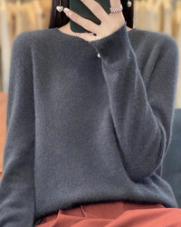 Extrafine Merino Wool Round-Neck Sweater
