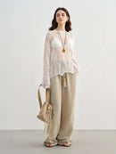 Relaxed Fit & Breathable Tencel Blend Pants