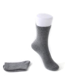 Thick Knit Cashmere Mid-Calf Socks