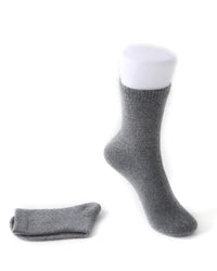 Thick Knit Cashmere Mid-Calf Socks