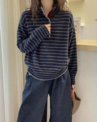 Cashmere Turtleneck Pullover Sweater