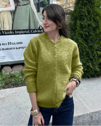 Button Front Knit Cardigan Sweater
