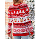 Elk Jacquard Christmas Sweater