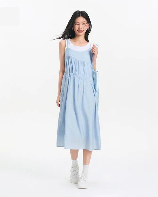 Irregular Gentle Two-Piece Slip Dress