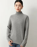 Yak Wool Turtleneck Long-Sleeved Thick Sweater
