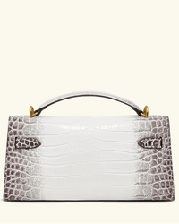 Luxury Crocodile-Print Handbag