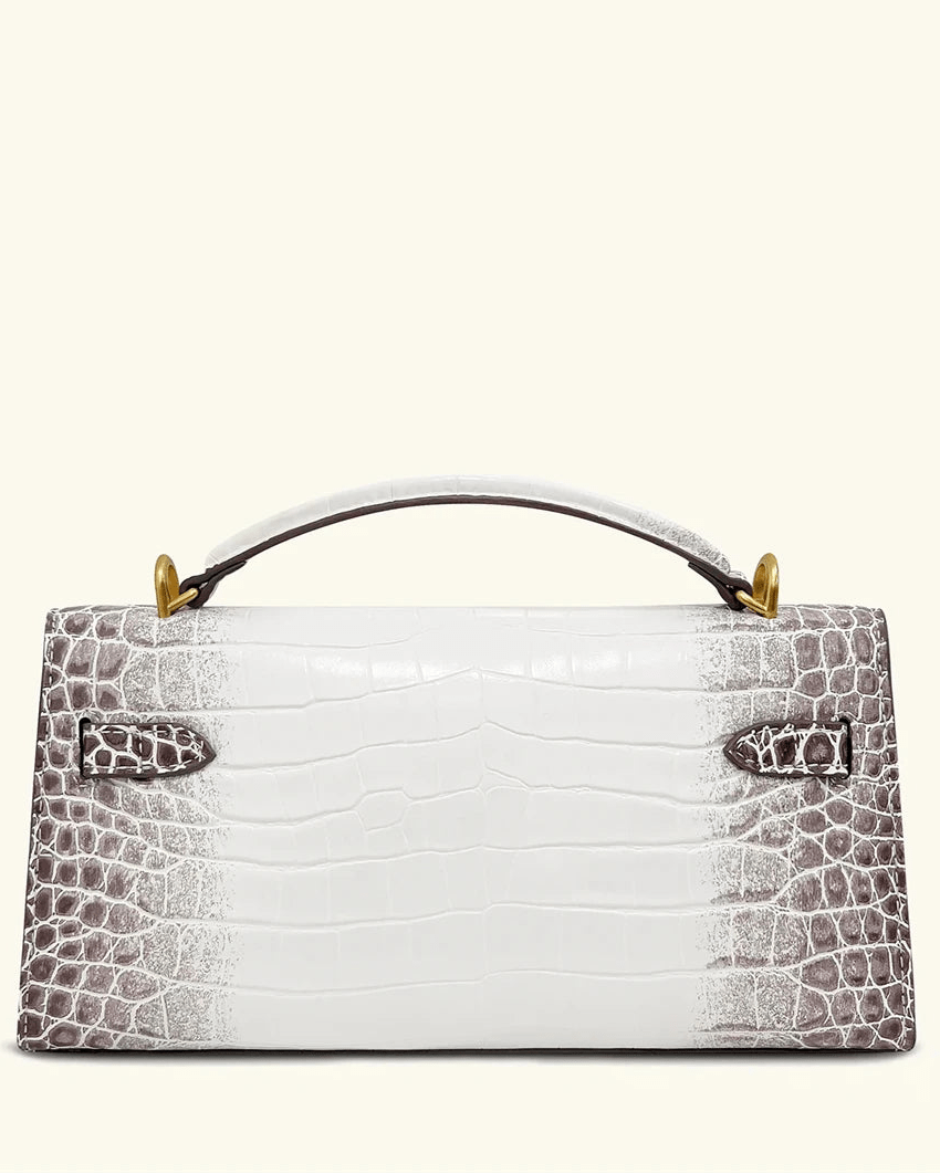 Luxury Crocodile-Print Handbag