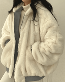 Oversized Double Sided Hooded Jacket