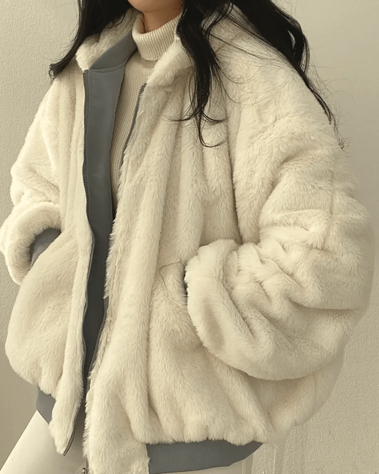 Oversized Double Sided Hooded Jacket