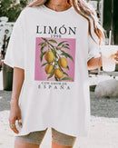 Lemon Botanical Print T-Shirt