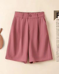 Relaxed High-Rise Woven Shorts