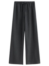 Loose-Fitting Straight-Leg Versatile Knit Casual Pants