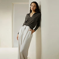 Polo Collar Cashmere Sweater