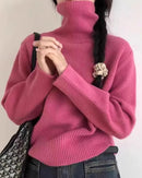 Thick Cashmere Turtleneck Sweater