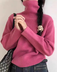 Thick Cashmere Turtleneck Sweater