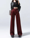 Relaxed High-Waist Wide-Leg Denim Pants
