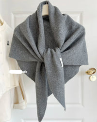 Soft Wool Triangle Wrap Scarf