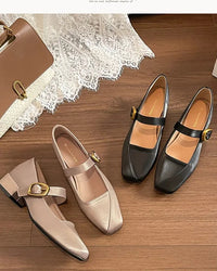 Women's Square-Toe Mary Janes