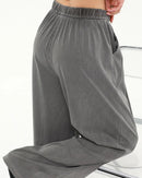 Elastic-Waist Tencel Denim Jeans