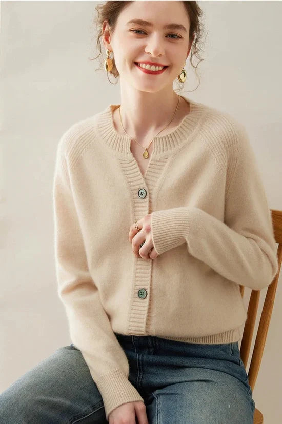Cashmere Knitted Cardigan
