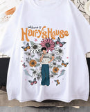 Vintage Illustration Relaxed Cotton Top