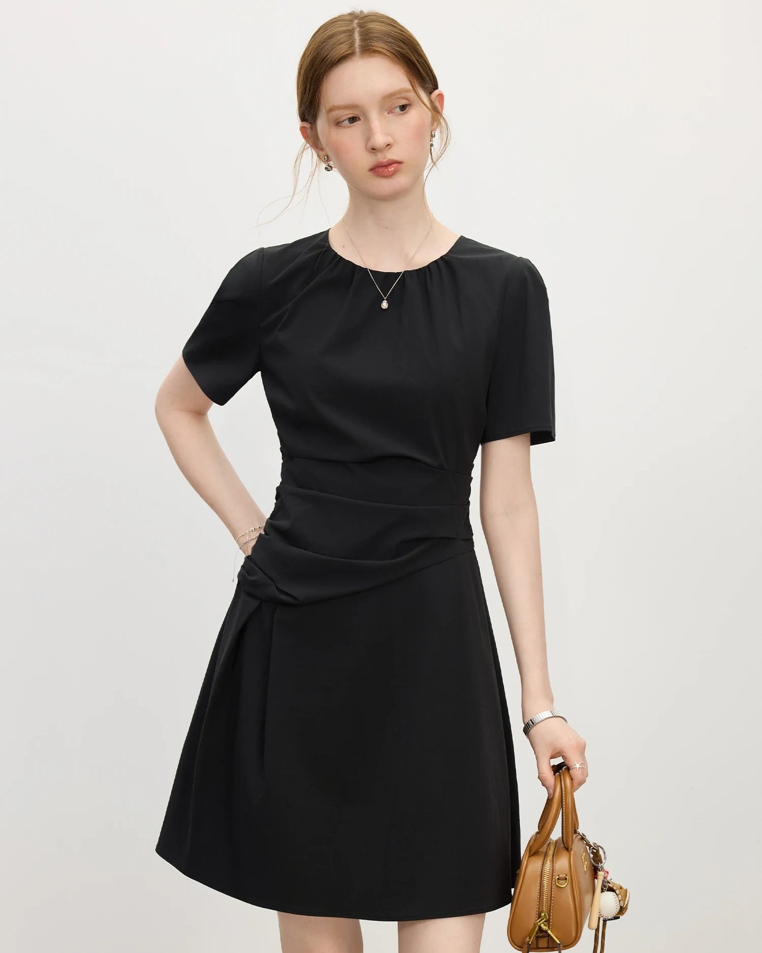 Temperament Waist A-line Dress for Summer