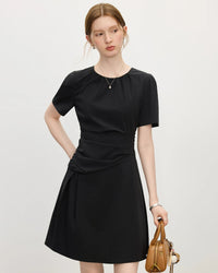 Temperament Waist A-line Dress for Summer