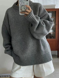 Round Neck Loose Cashmere Sweater