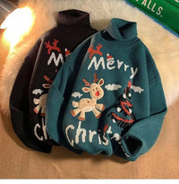 Turtleneck Christmas Sweater Ugly Sweater