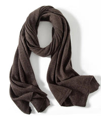 High-Quality Pure Cashmere Knitted Scarf