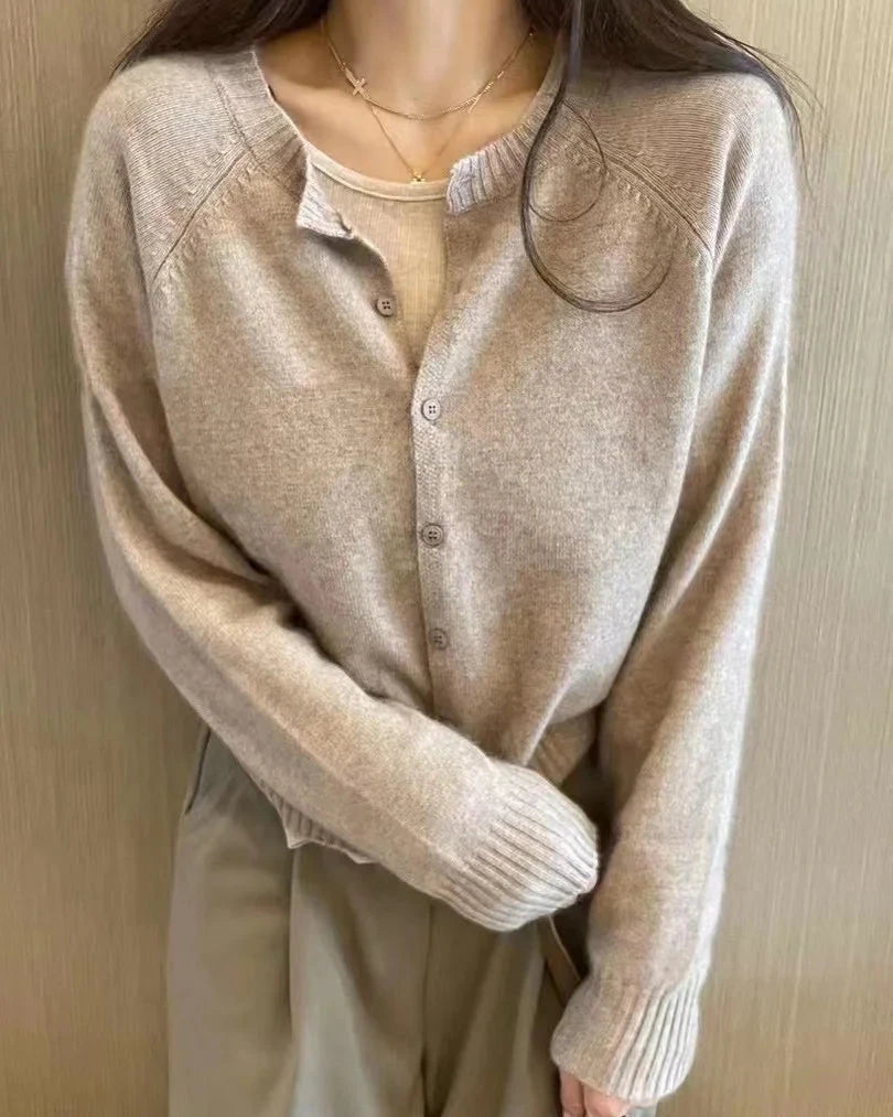Women’s Cashmere Button Front Cardigan