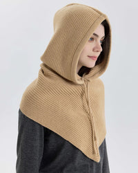 Women's Knit Balaclava Scarf Hat