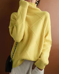 Relaxed Crewneck Knit Pullover Sweater