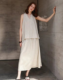 Stylish V-Neck Sleeveless Loose Camisole