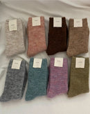 Cashmere Cotton Thermal Crew Socks