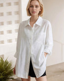 Oversized Cotton Linen Shirt