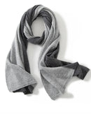 Cashmere Knitted Patchwork Colorful Scarf