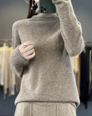 Seamless Merino Wool Turtleneck Sweater