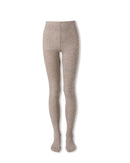 Ribbed Knit Wool Blend Tights