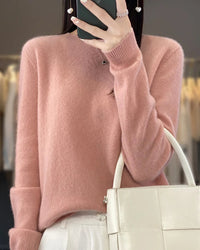 Extrafine Merino Wool Round-Neck Sweater