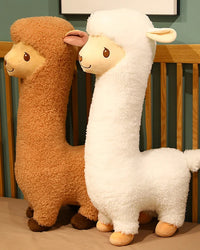 Furry Llama Alpaca Plush Stuffed Pillow Toy
