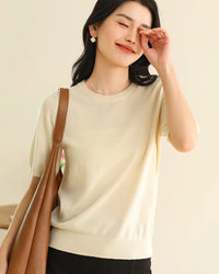 Everyday Cotton O-Neck Knit Tee