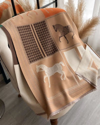 Oversized Printed Wrap Scarf Shawl