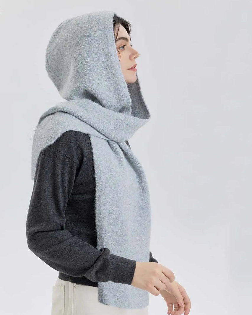 Structured Knit One-Piece Neck Warmer
