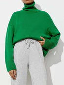 Turtleneck Oversized Pullover Sweater