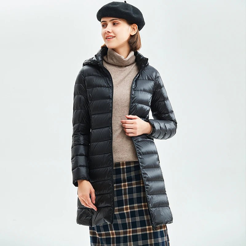 Ultralight Thin Long Puffer Coat