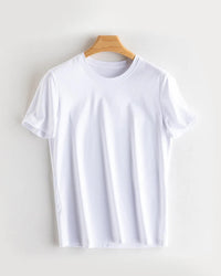 Women's Solid-Color Crew-Neck T-Shirt
