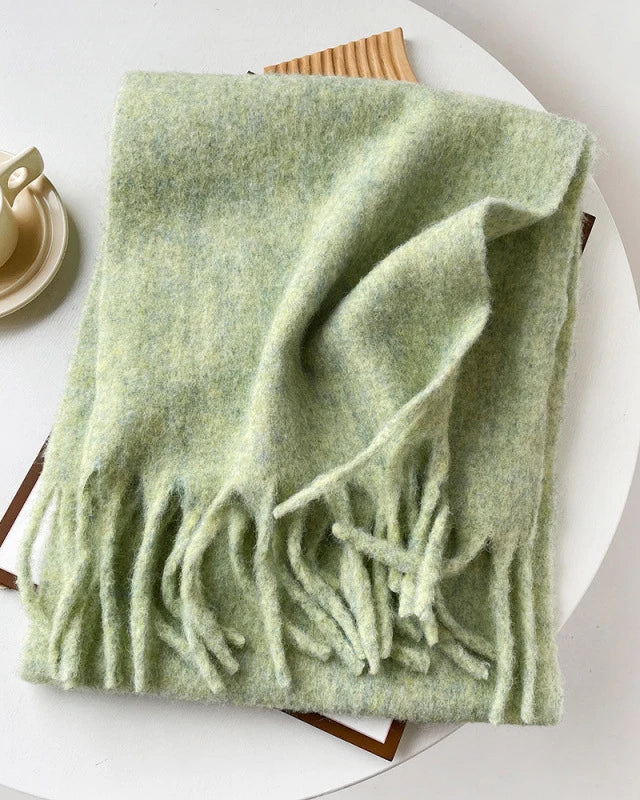 Longline Knitted Shawl Scarf